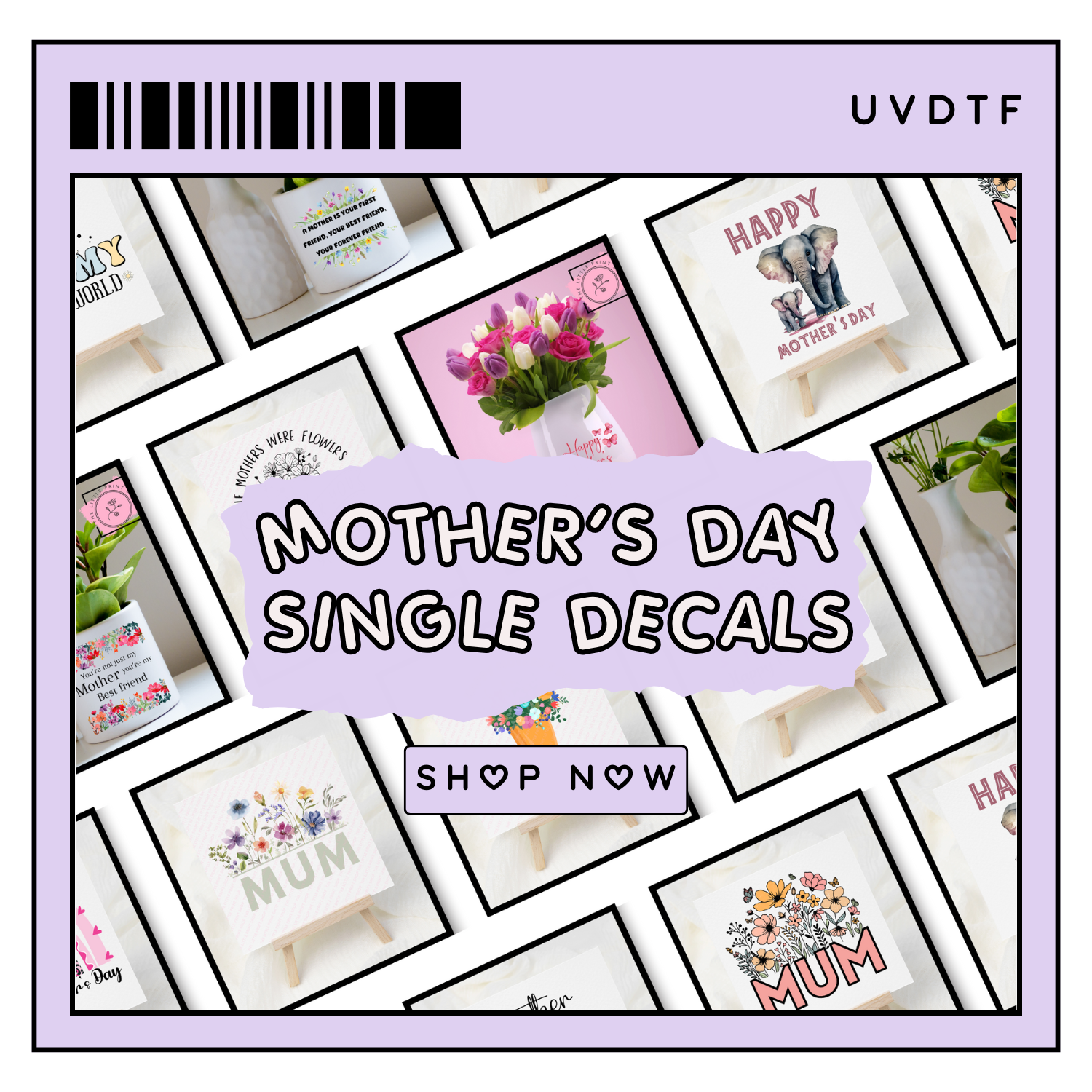 UV DTF Decals - Mother's Day Decals – Little Print Shop