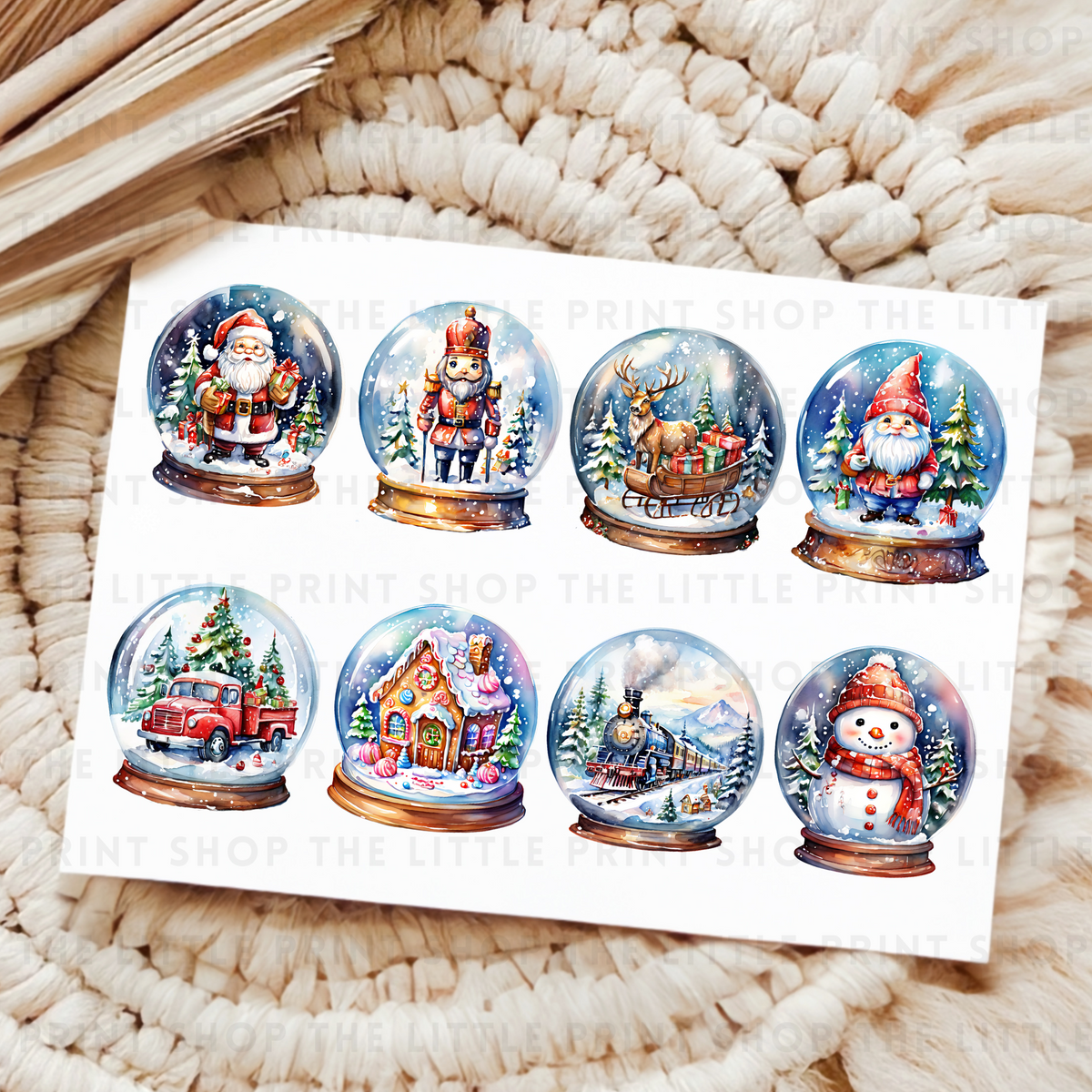 Snowglobes - UVDTF A4 Transfer Sheet