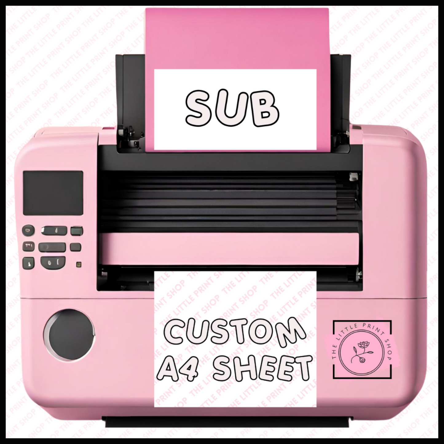 Sublimation - A4 Custom Sheet