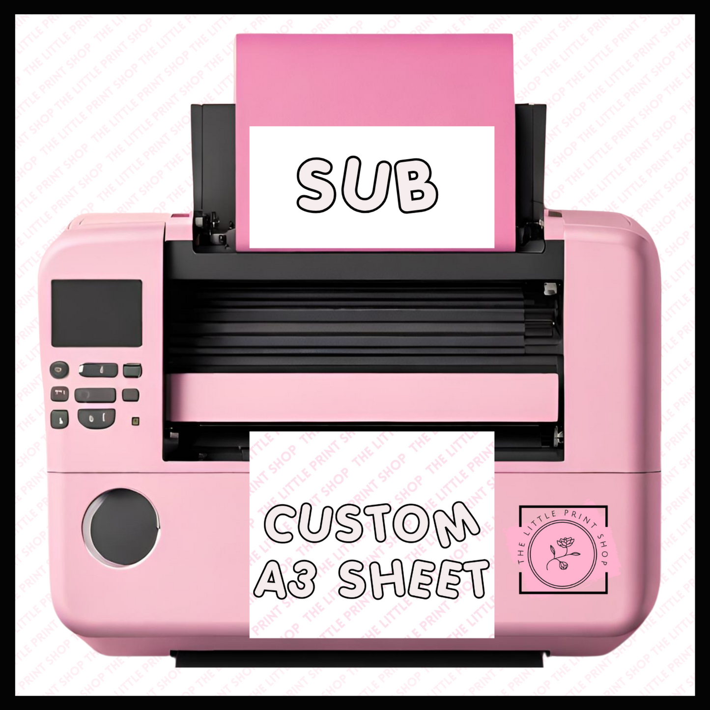 Sublimation - A3 Custom Sheet