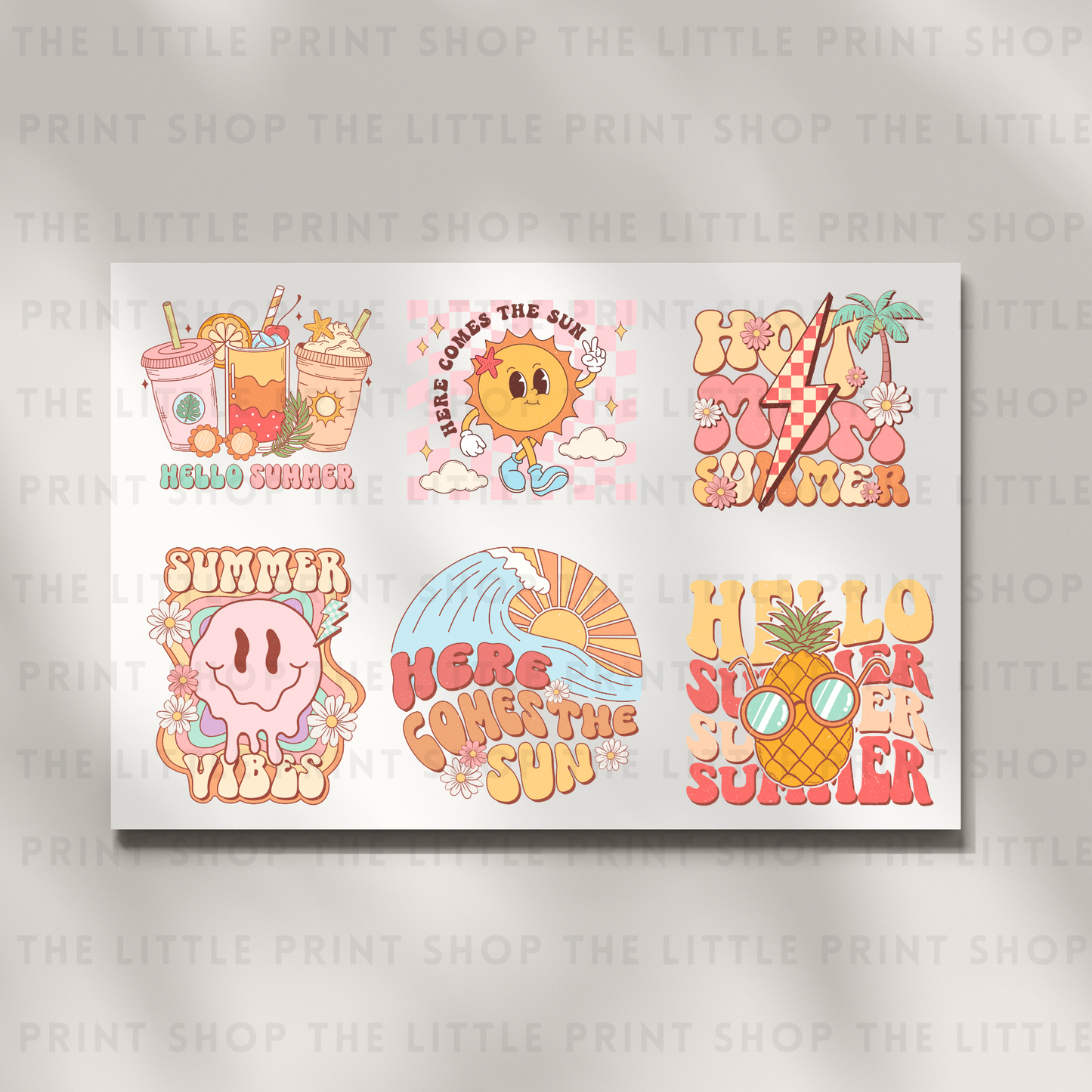 Summer Vibes - DTF A4 Transfer Sheet