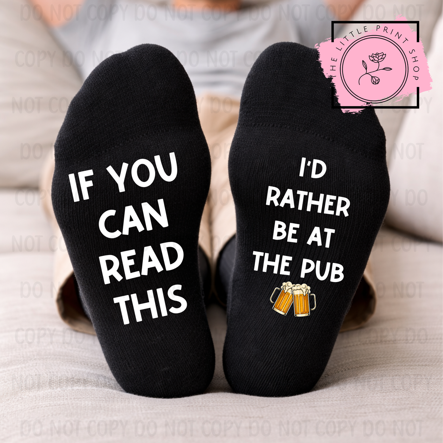 Pub - DTF Sock Transfer Sheet