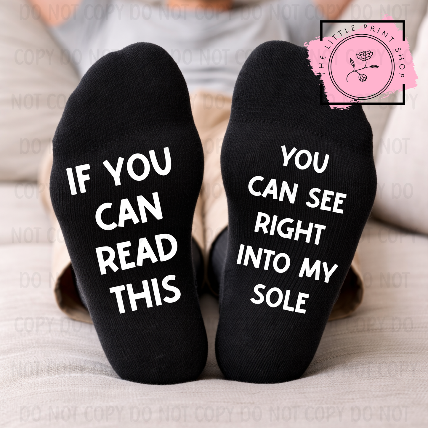 Into My Sole - DTF Sock Transfer Sheet