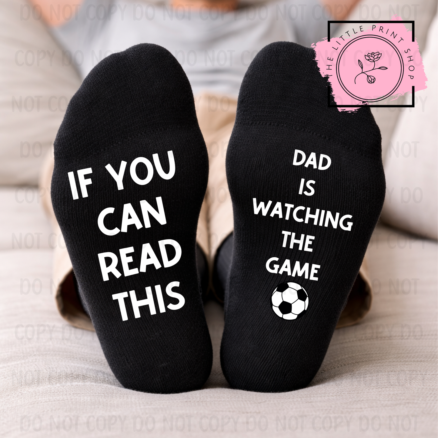 Football - DTF Sock Transfer Sheet