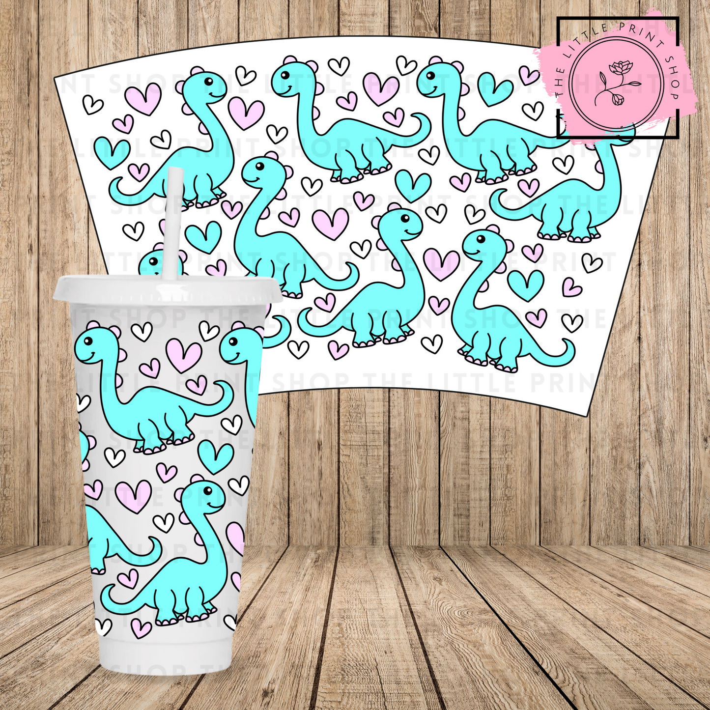 Dinos - 24oz Printed UV DTF Wrap