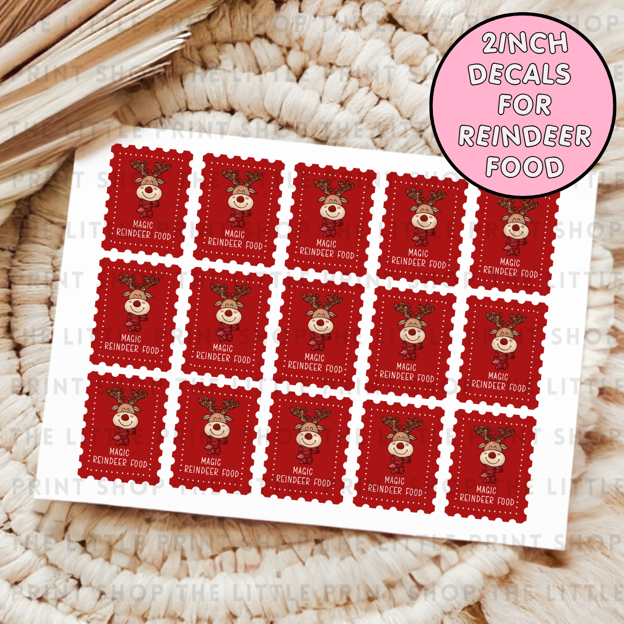 Magic Reindeer Food - UV DTF Decal Sheet