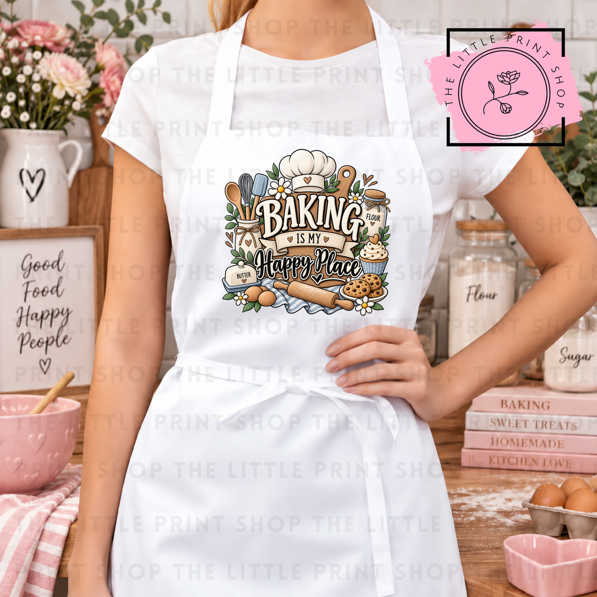 Baking Is My Happy Place - DTF Transfer Decal