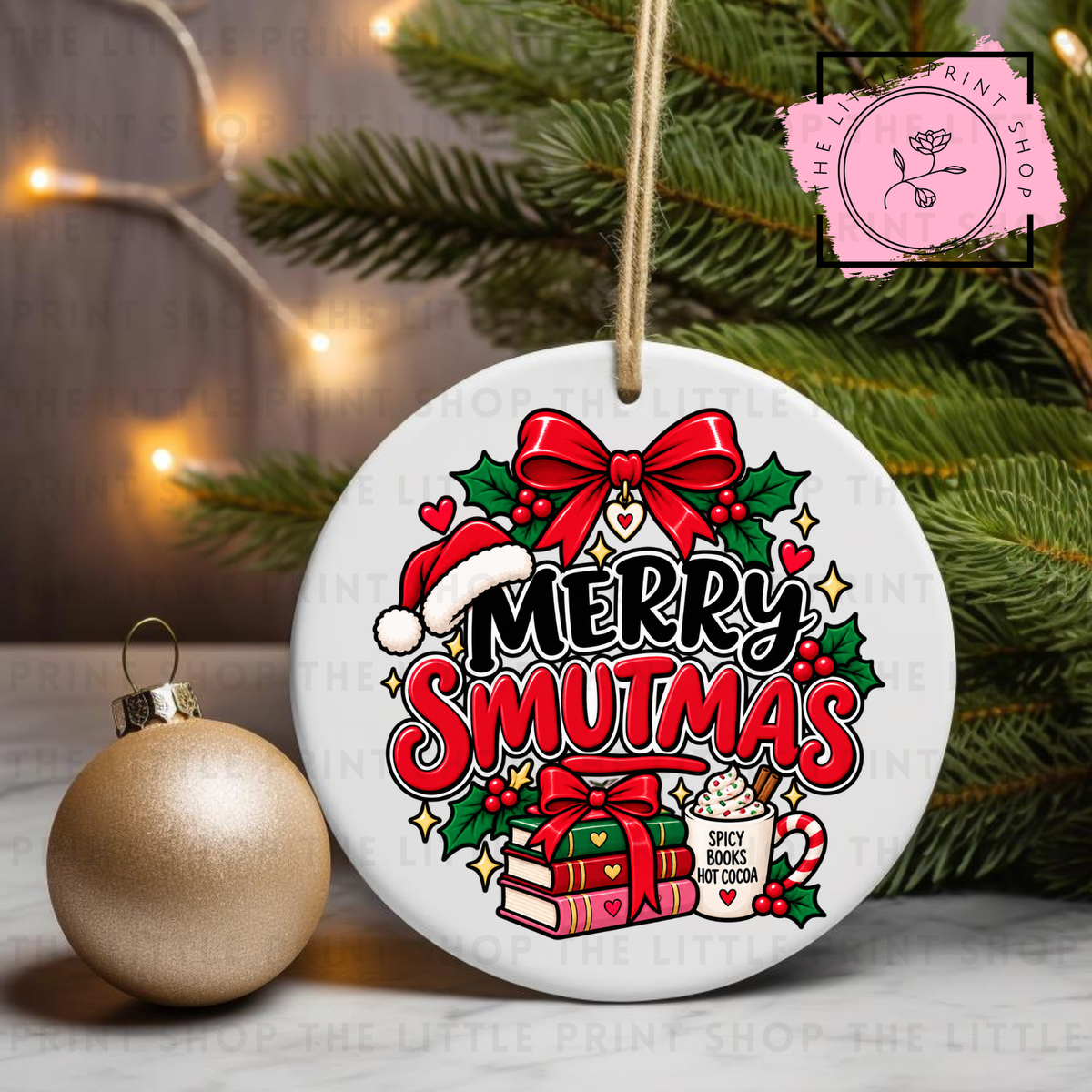 Merry Smutmas - UV DTF Bauble Decal