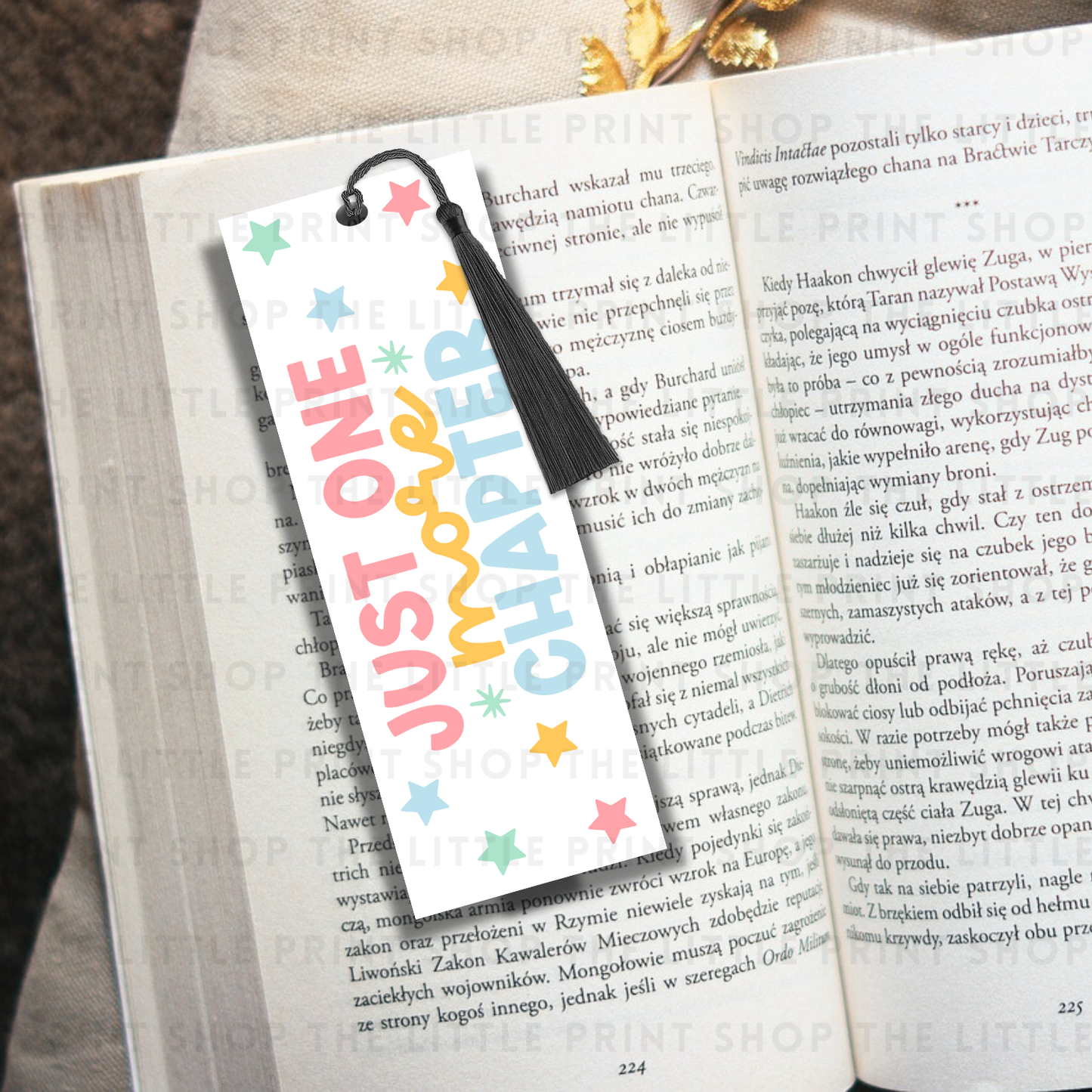 Chapter - UV DTF 14cm x 5cm Bookmark Decal