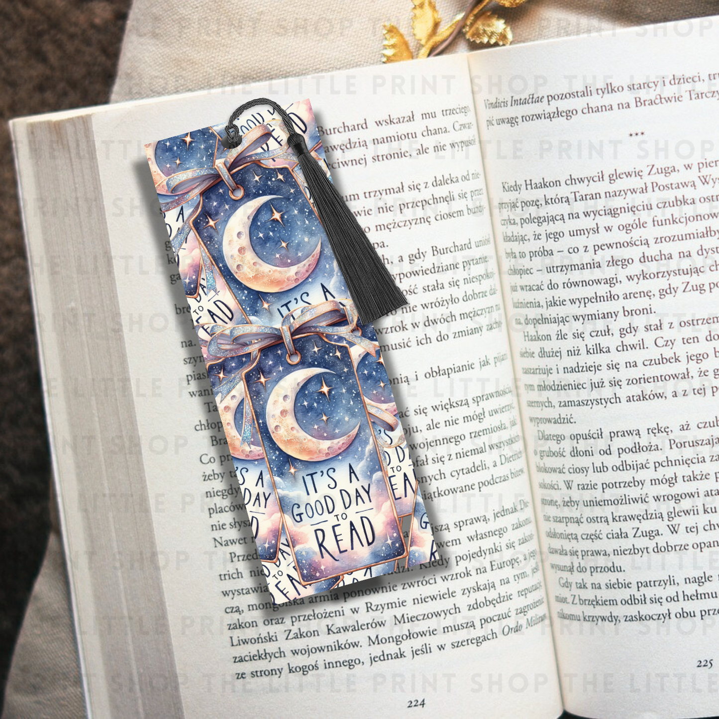 Good Day To Read - UV DTF 14cm x 5cm Bookmark Decal