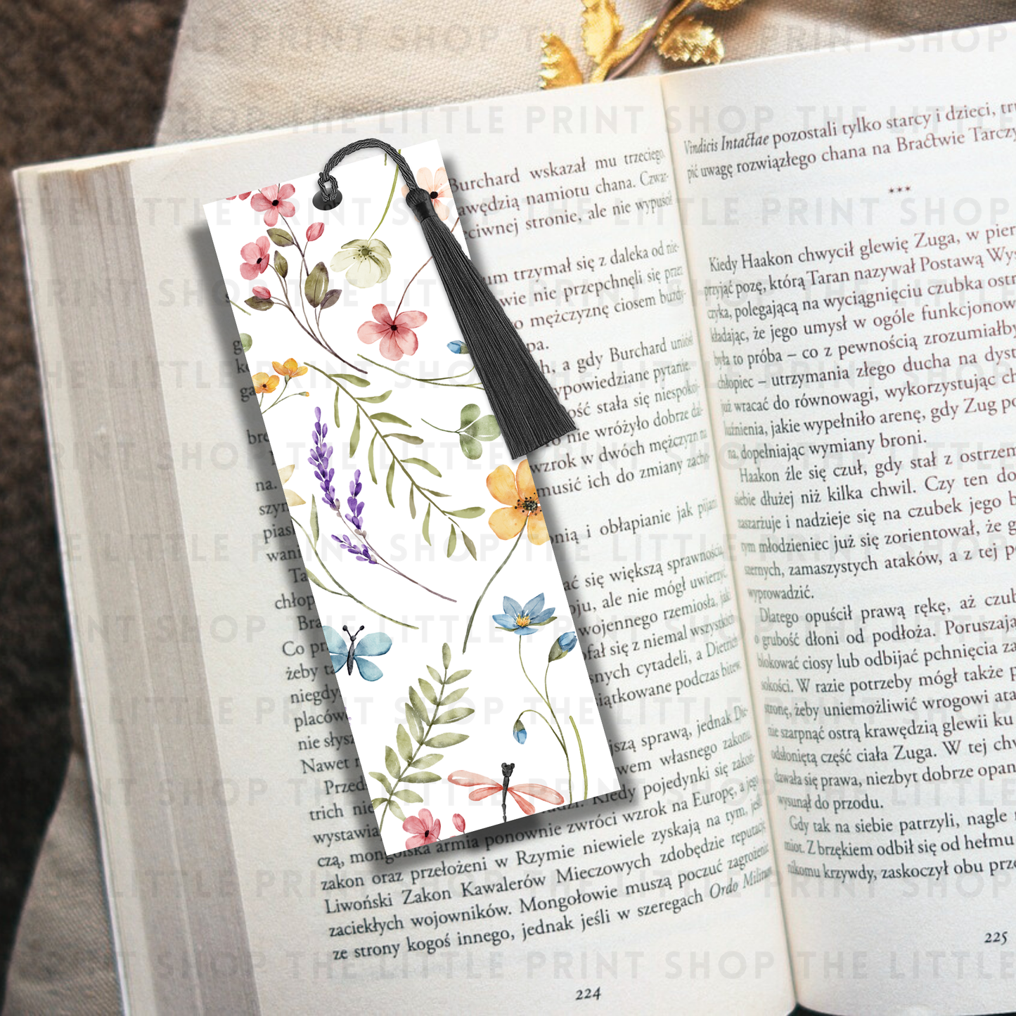 Spring - UV DTF 14cm x 5cm Bookmark Decal