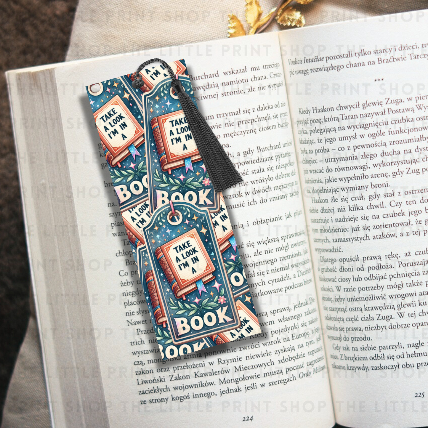 Book - UV DTF 14cm x 5cm Bookmark Decal