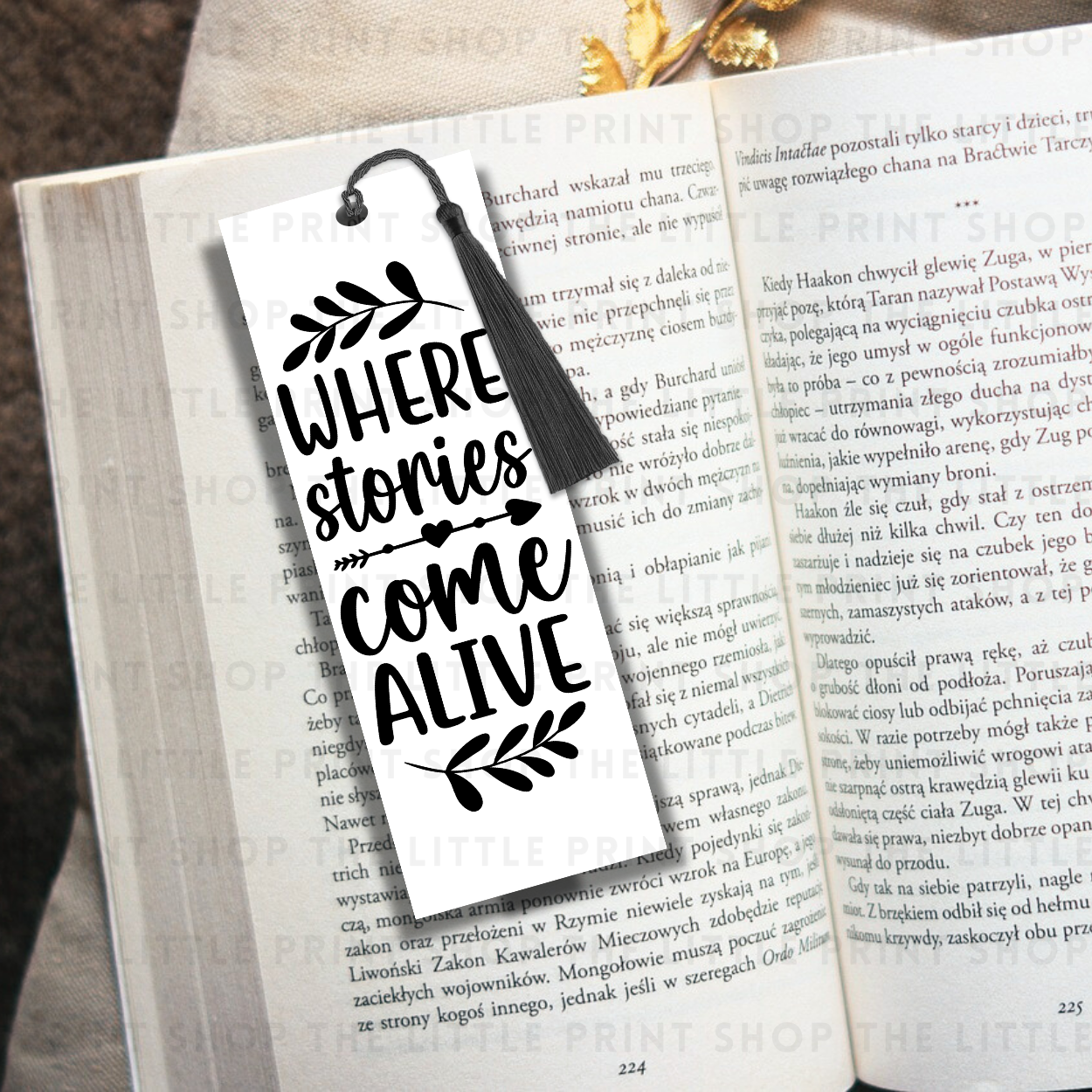 Come Alive - UV DTF 14cm x 5cm Bookmark Decal