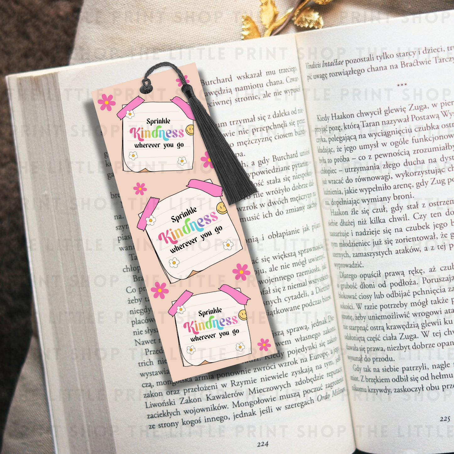 Kindness - UV DTF 14cm x 5cm Bookmark Decal