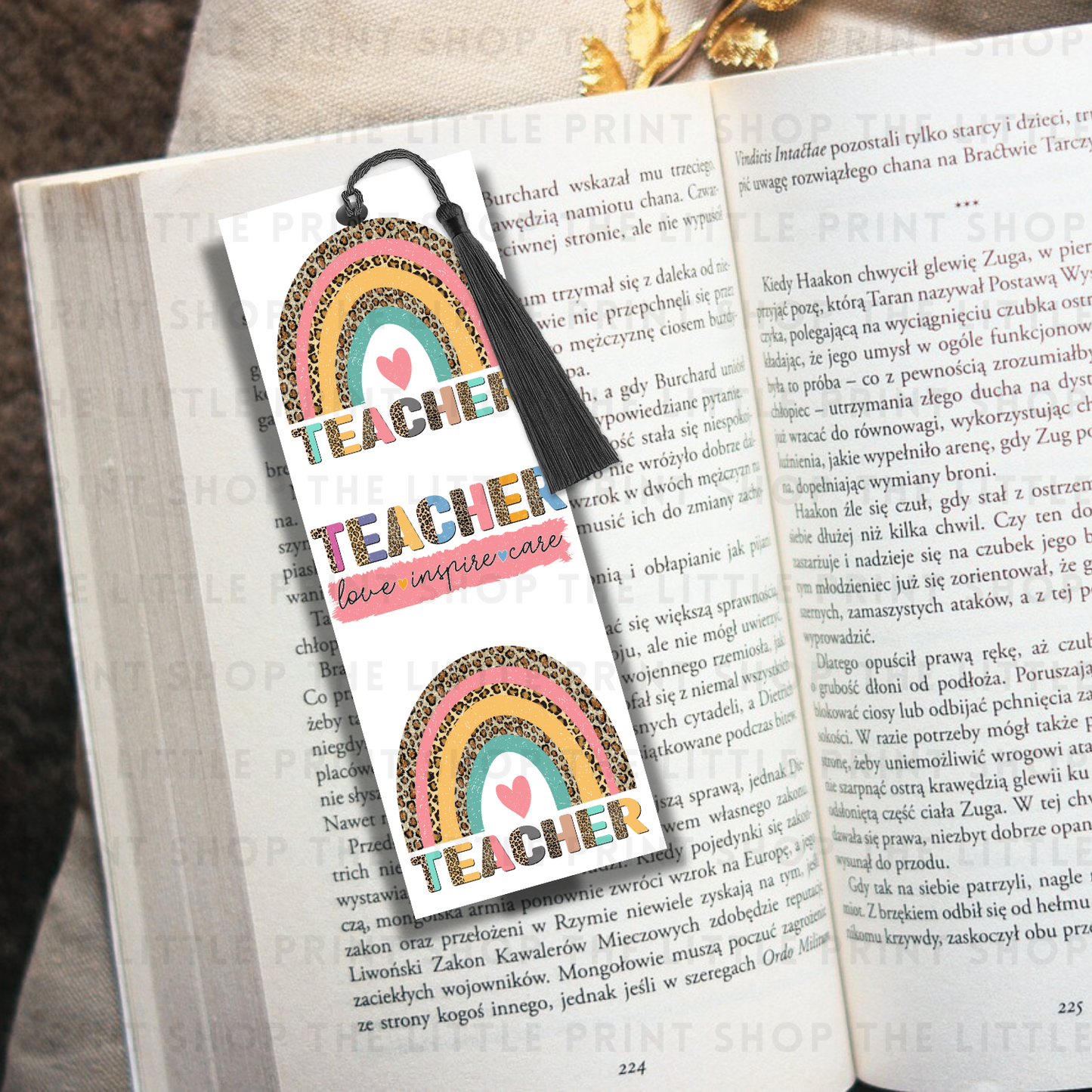 Teacher - UV DTF 14cm x 5cm Bookmark Decal