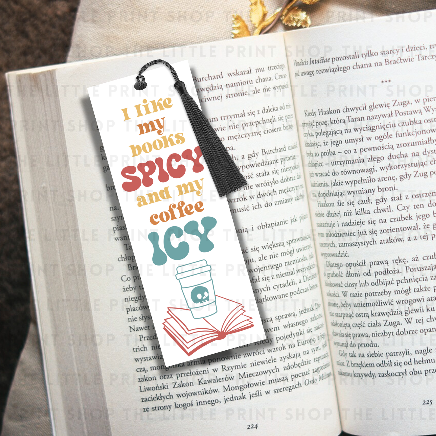 Spicy - UV DTF 14cm x 5cm Bookmark Decal