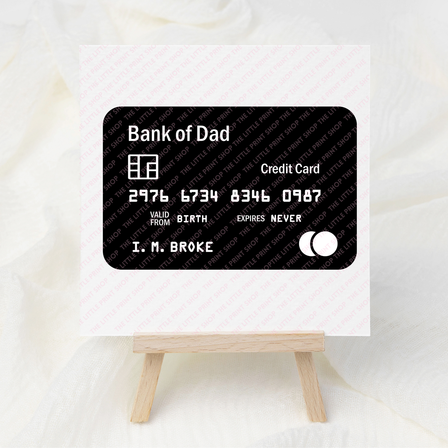 Bank Of Dad - UV DTF 3 inch Decals