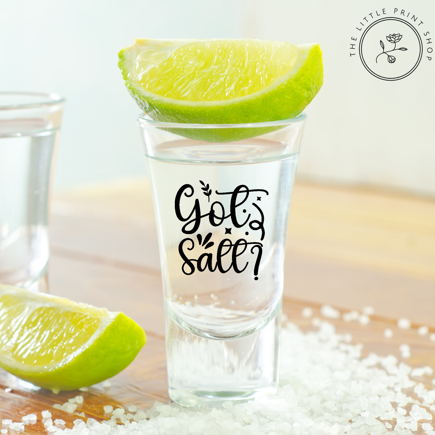 Got Salt? - UV DTF 4cm Shot Glass Decal