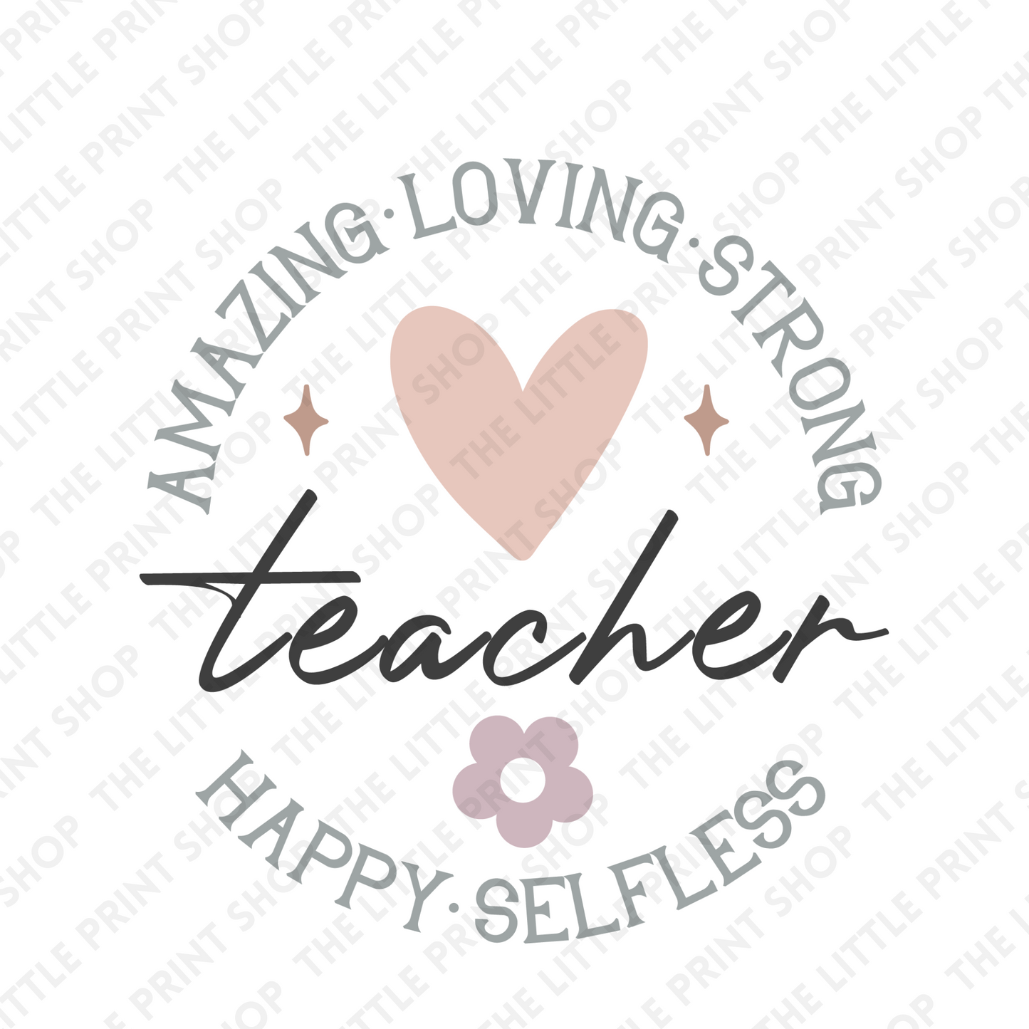 Amazing Teacher - UV DTF 3 inch Decals