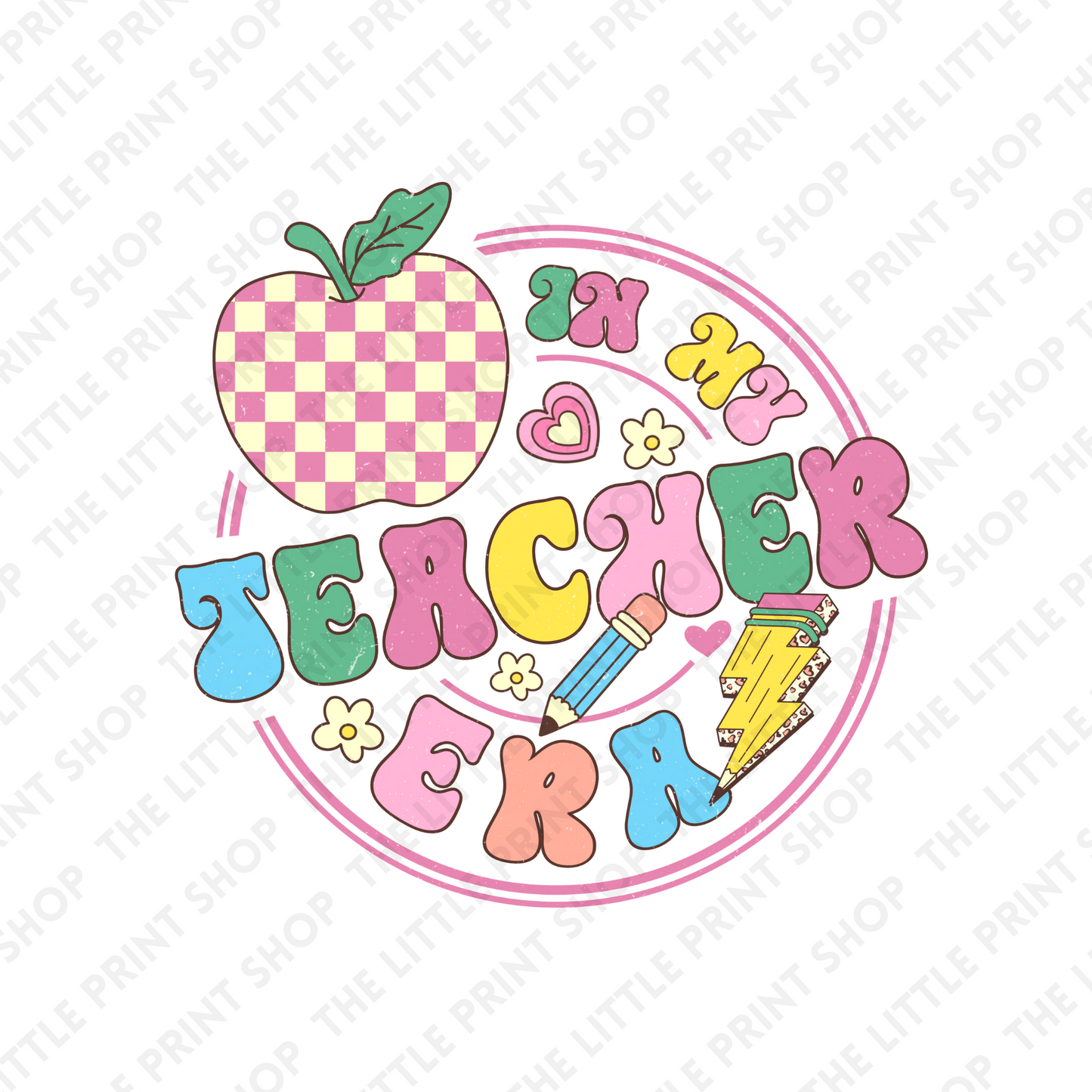 Teacher Era - UV DTF 3 inch Decals