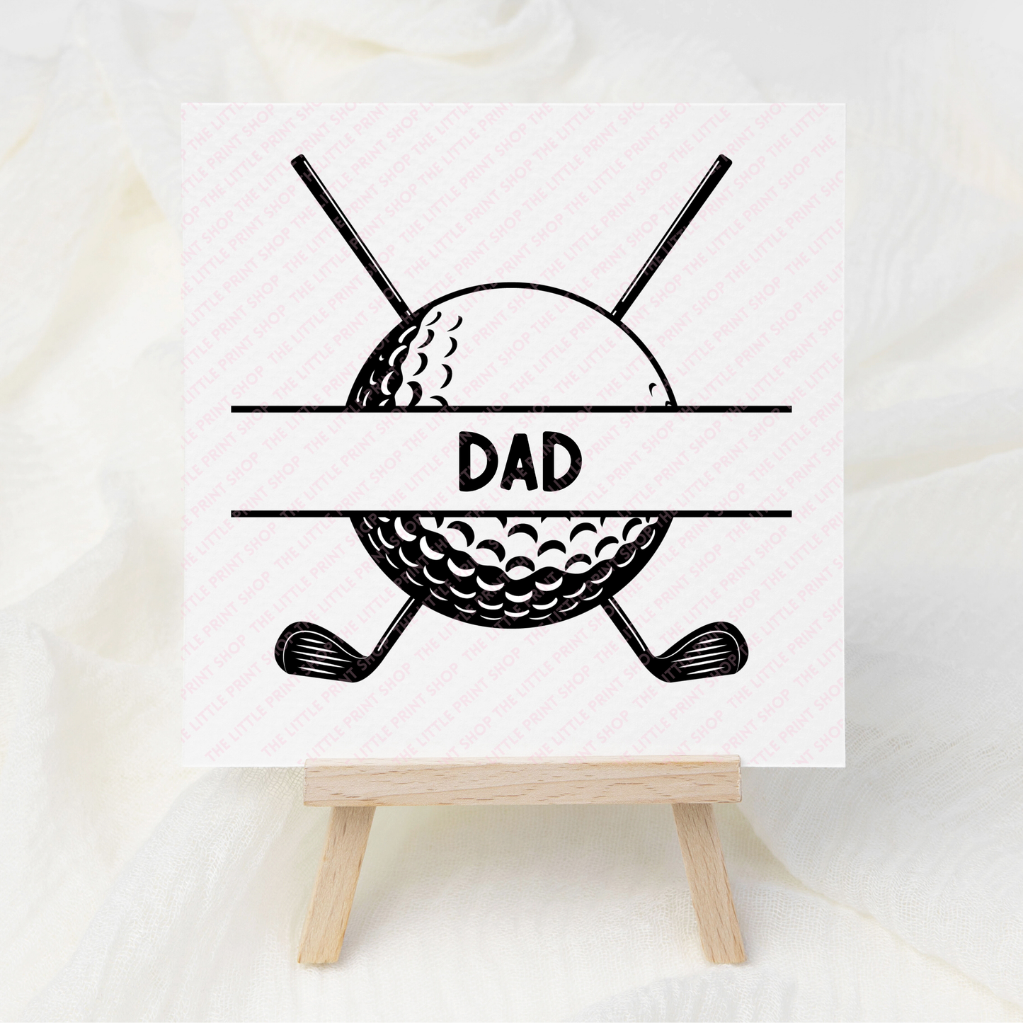 Golf - Dad - UV DTF 3 inch Decals