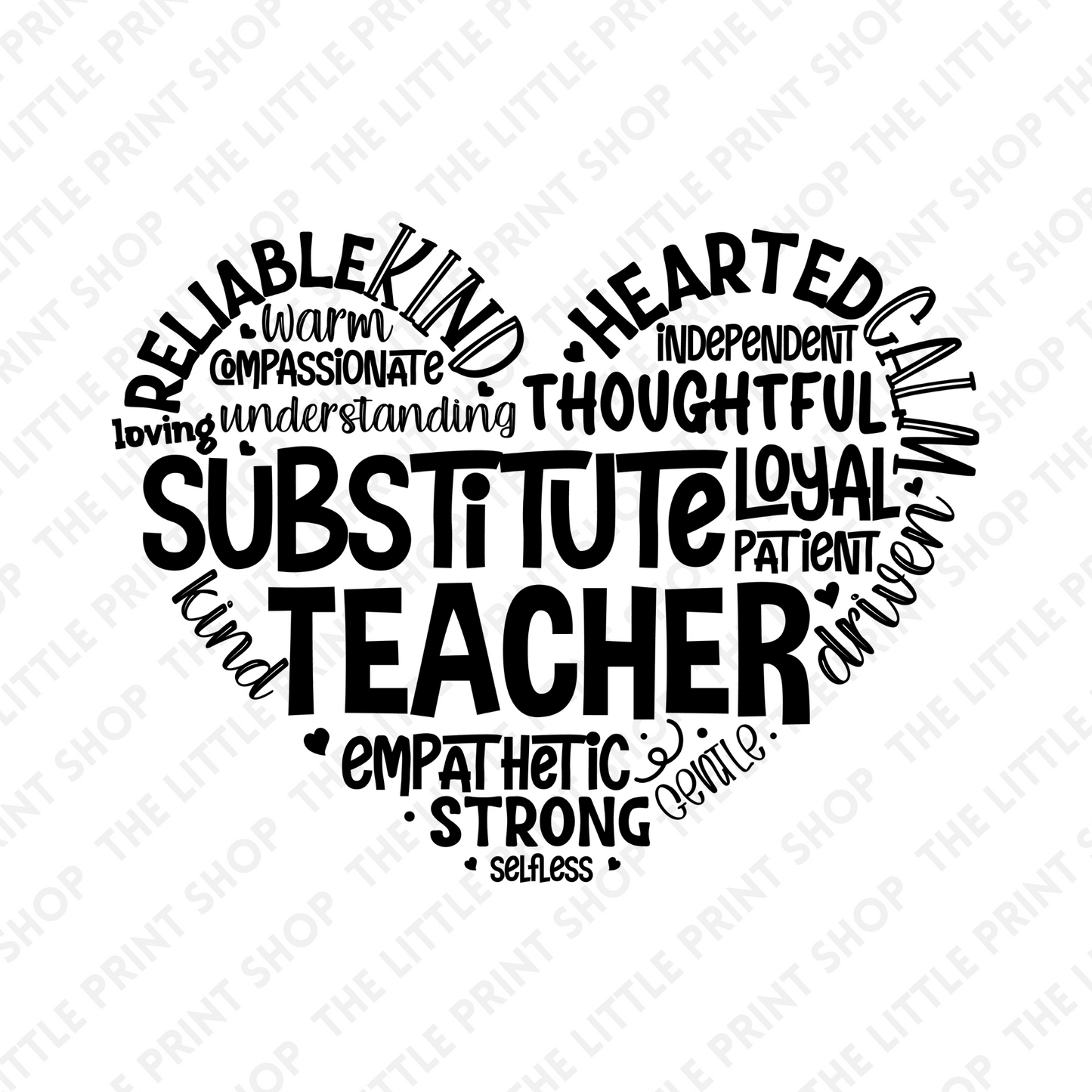 Sub Teacher - UV DTF 3 inch Decals