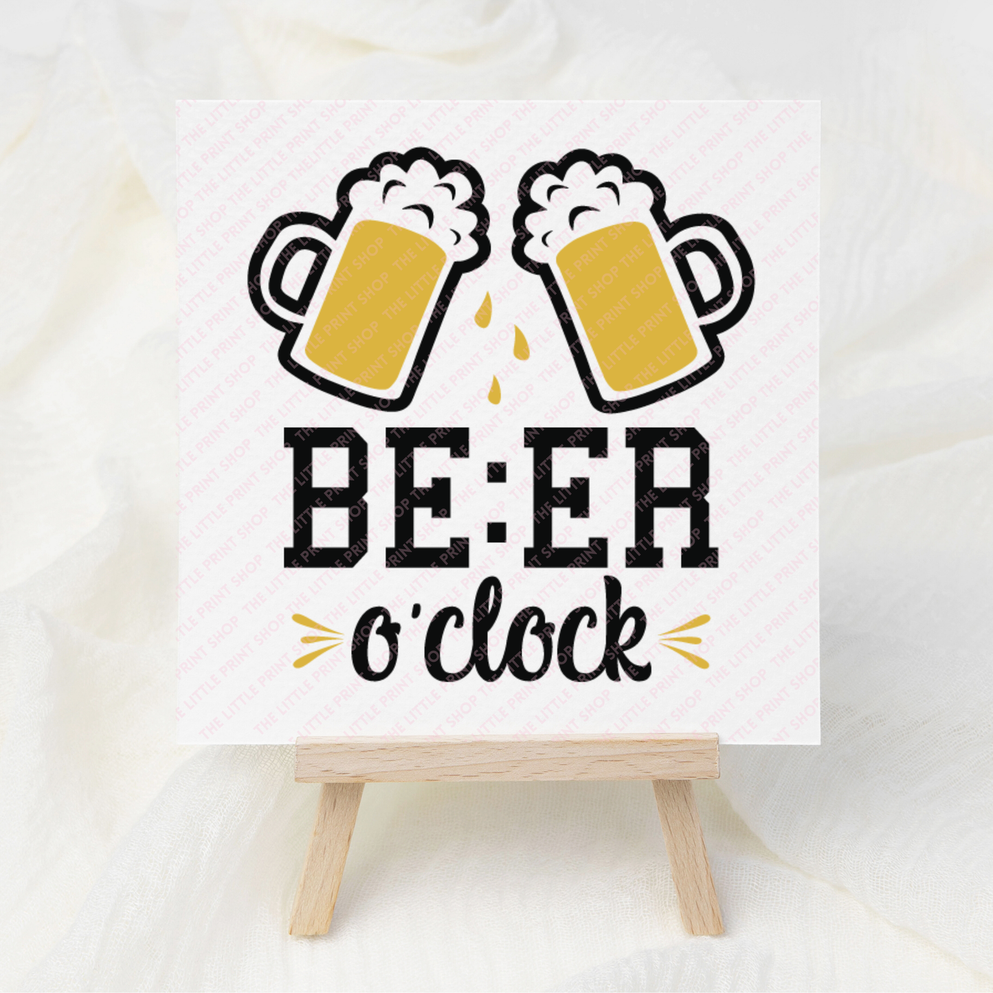 Beer O'Clock - UV DTF 3 inch Decals