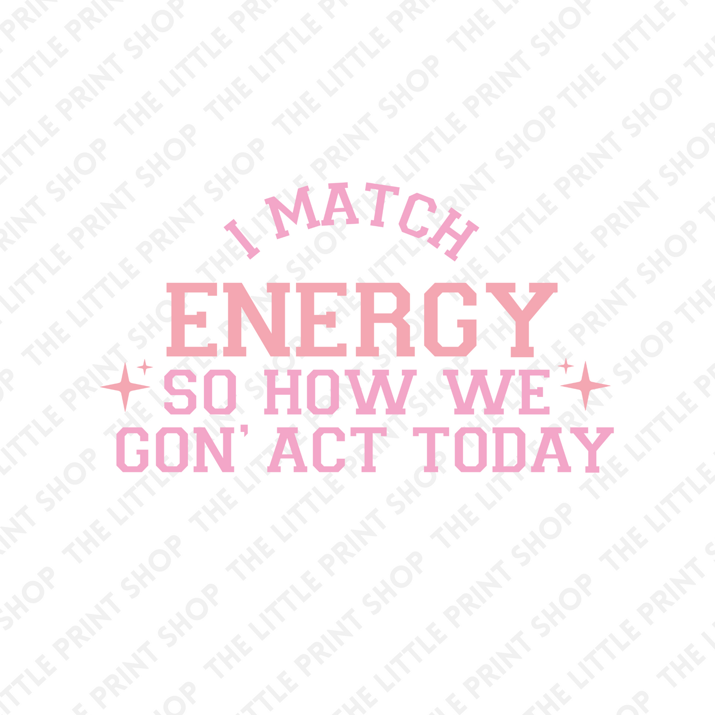 Energy Match - UV DTF 3 inch Decals