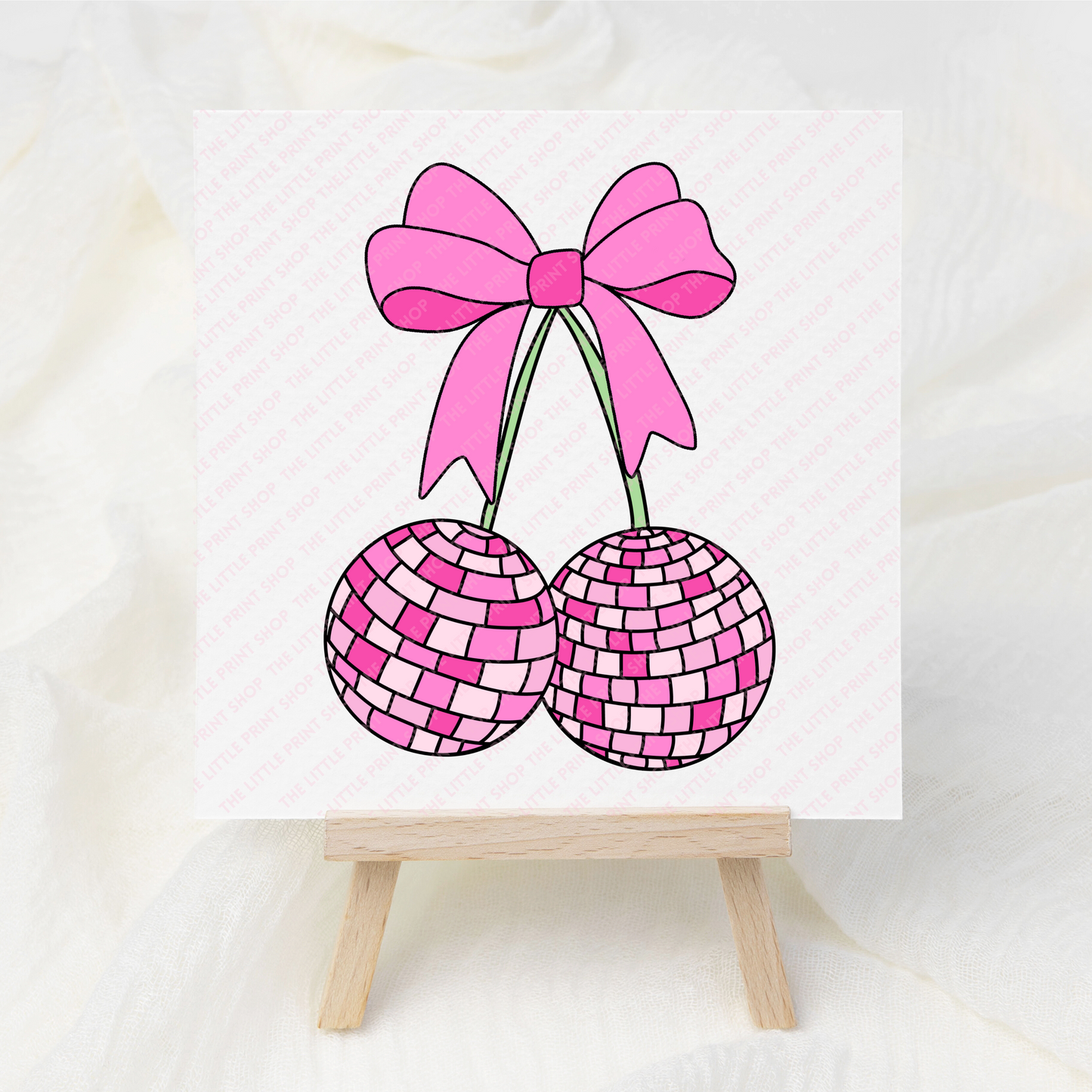 Disco Cherries - UV DTF 3 inch Decals