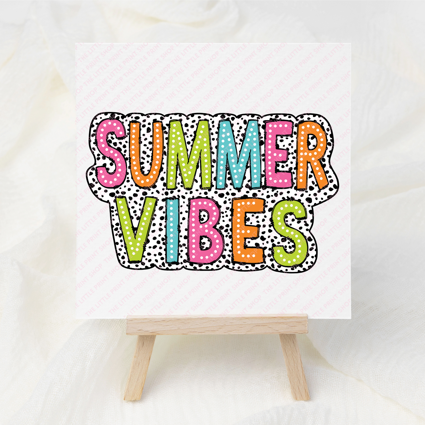 Summer Vibes - UV DTF 3 inch Decals