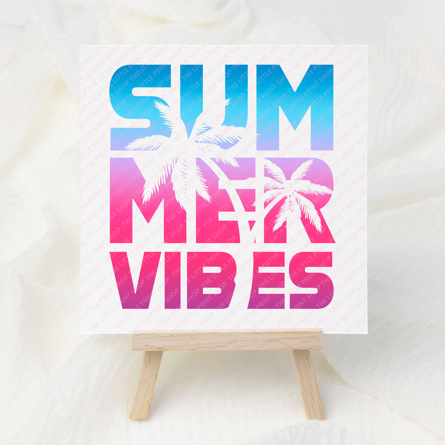 Summer Vibes - UV DTF 3 inch Decals