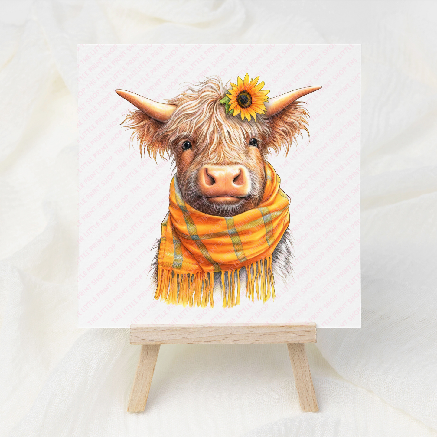 Highland Cow - UV DTF 3 inch Decals