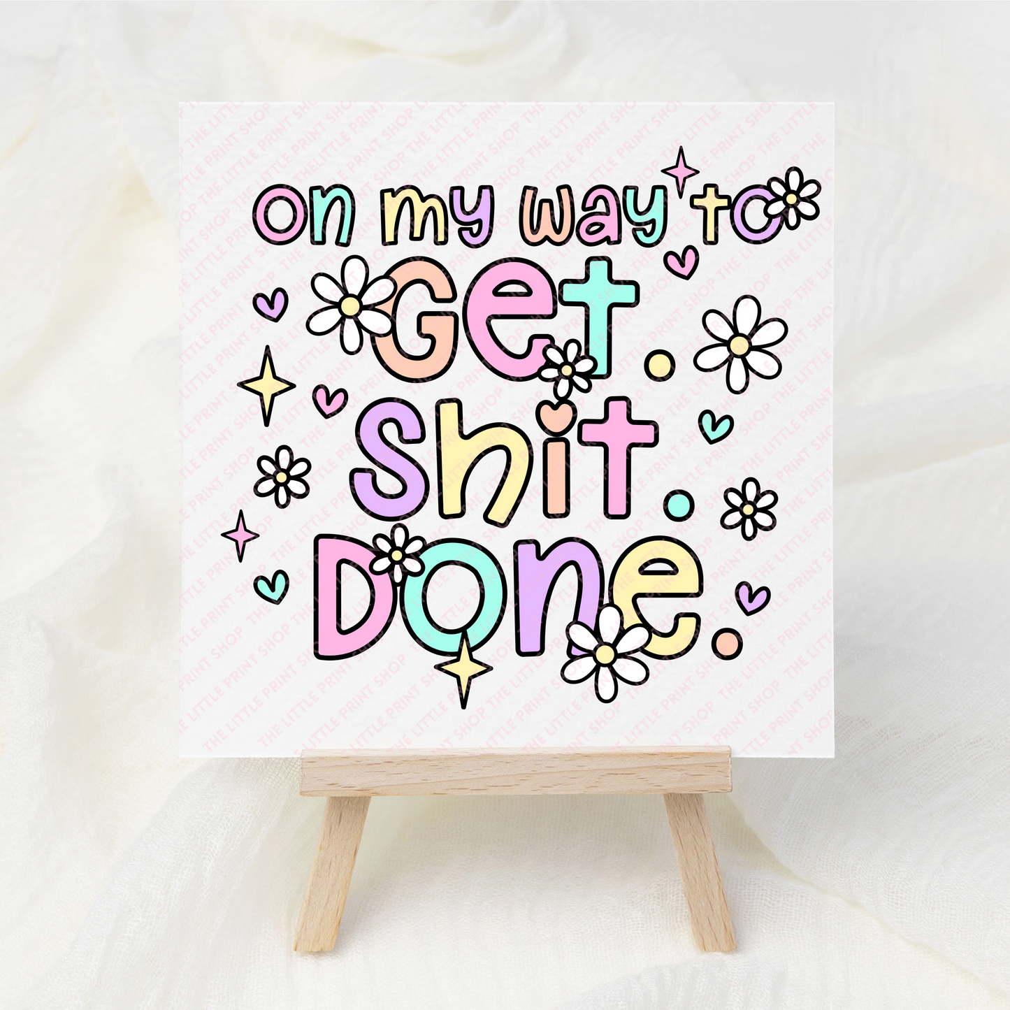 On My Way - UV DTF 3 inch Decals