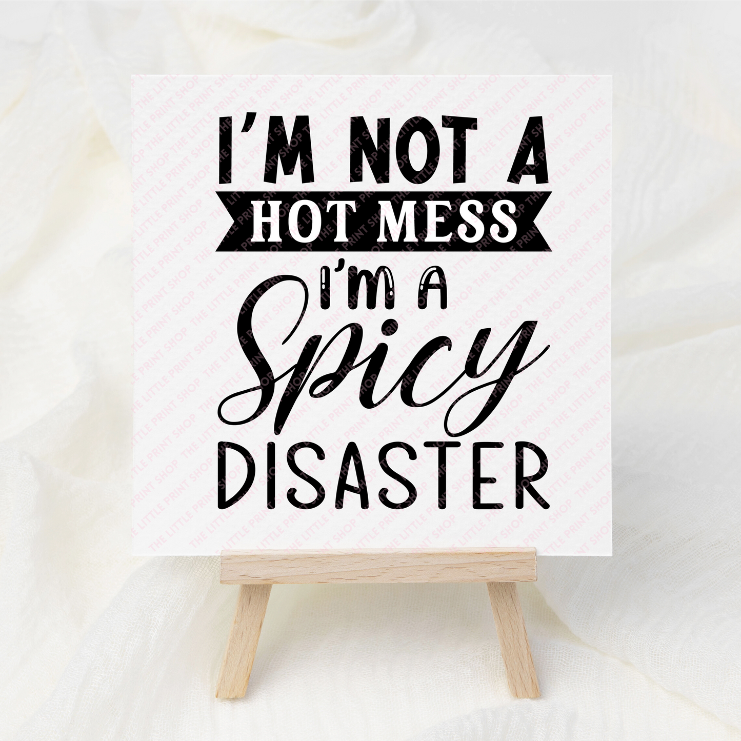 Spicy Disaster - UV DTF 3 inch Decals