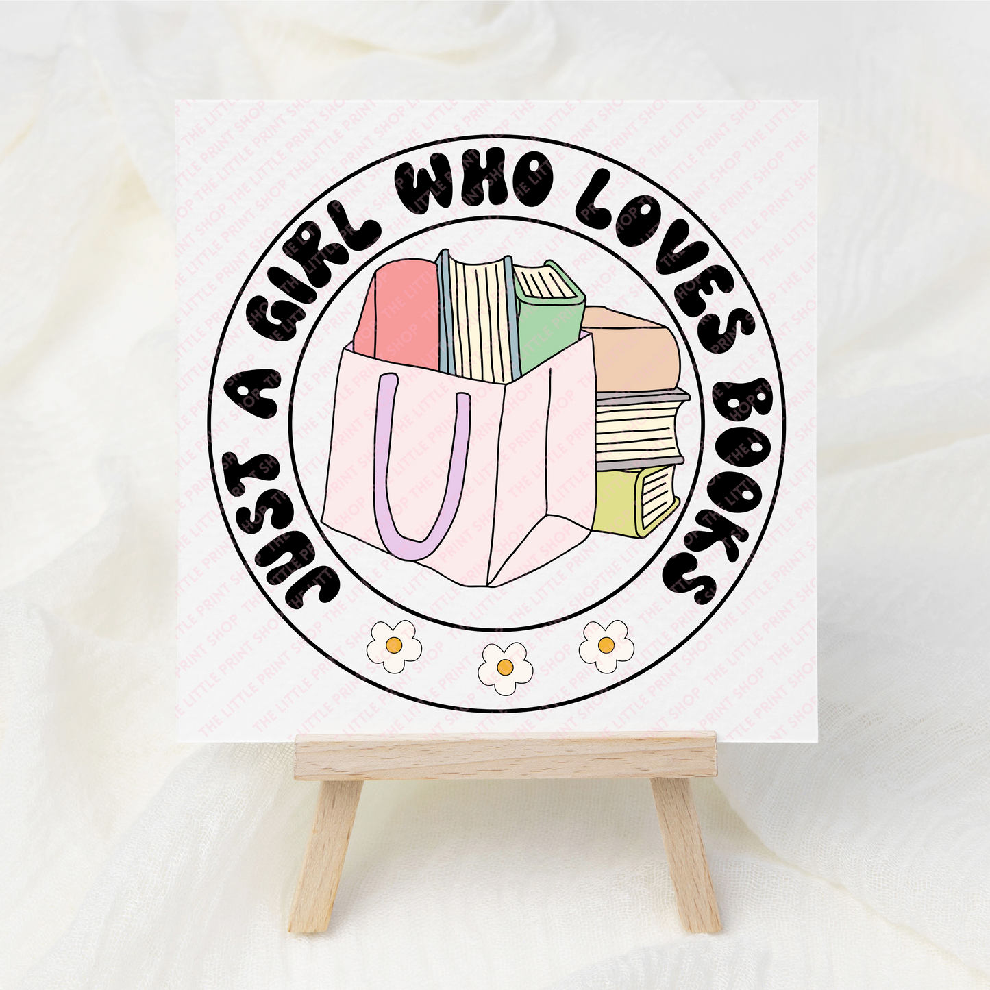 Just A Girl - UV DTF 3 inch Decals