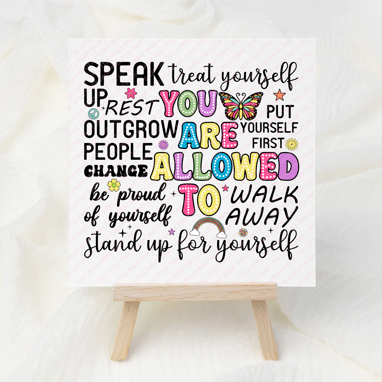 Allowed - UV DTF 3 inch Decals