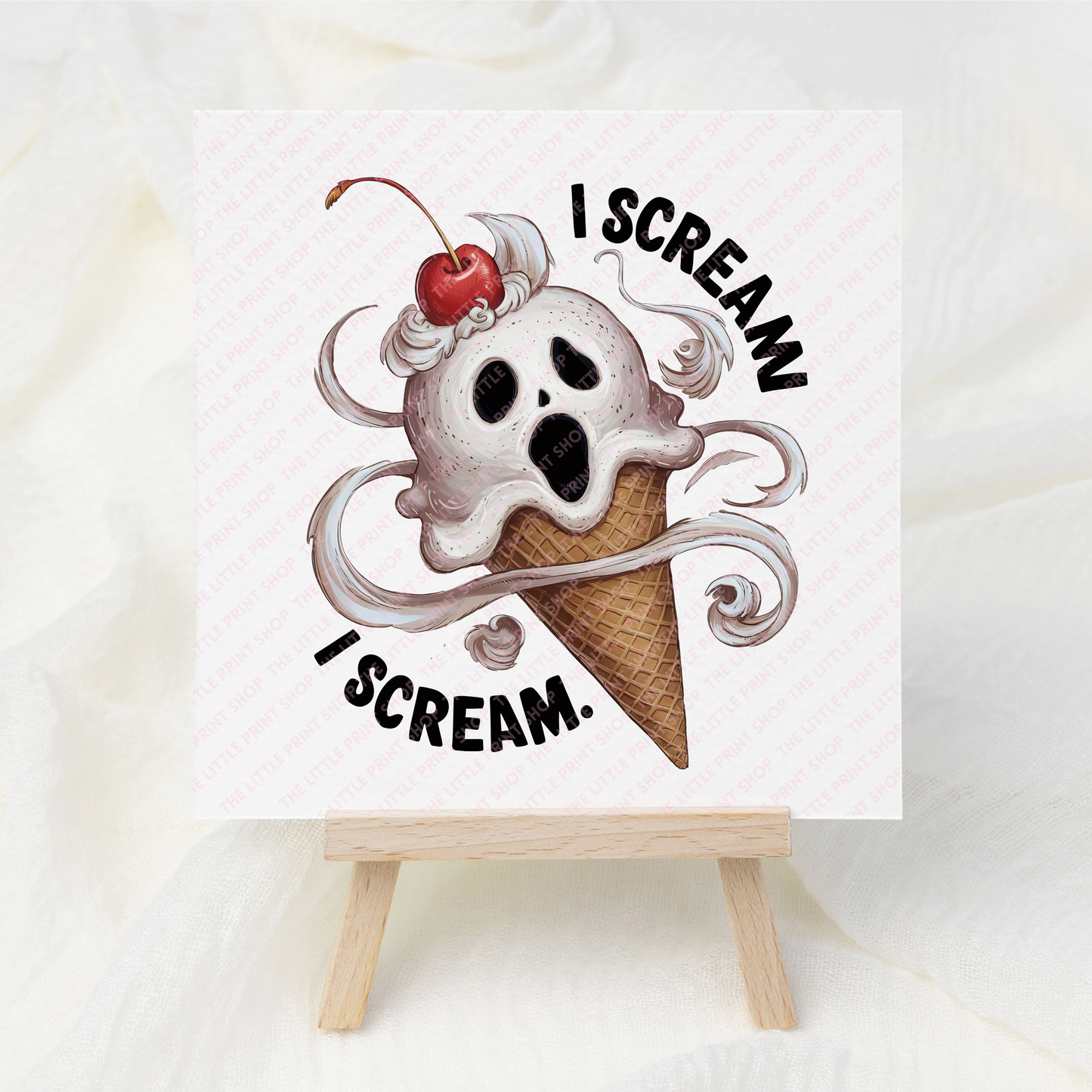 I Scream - UV DTF 3 inch Decal