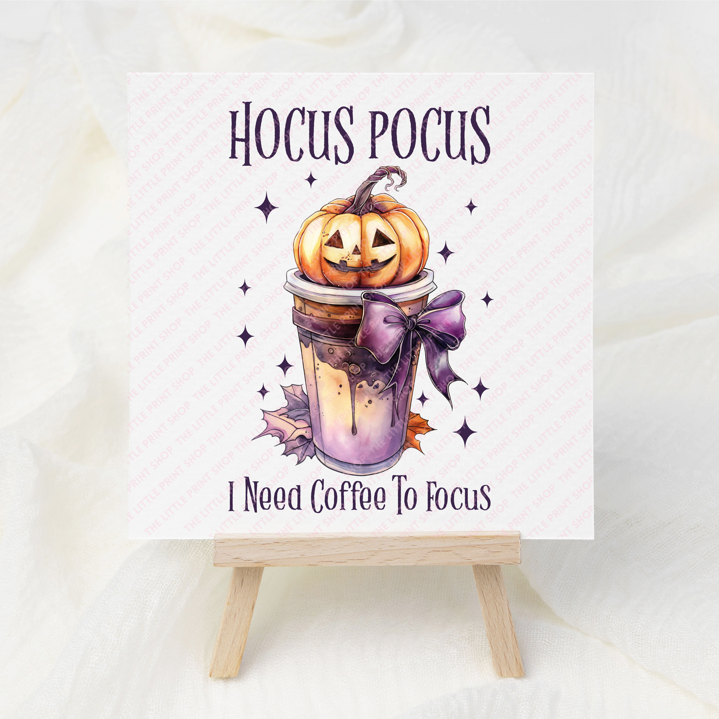 Coffee To Focus - UV DTF 3 inch Decal