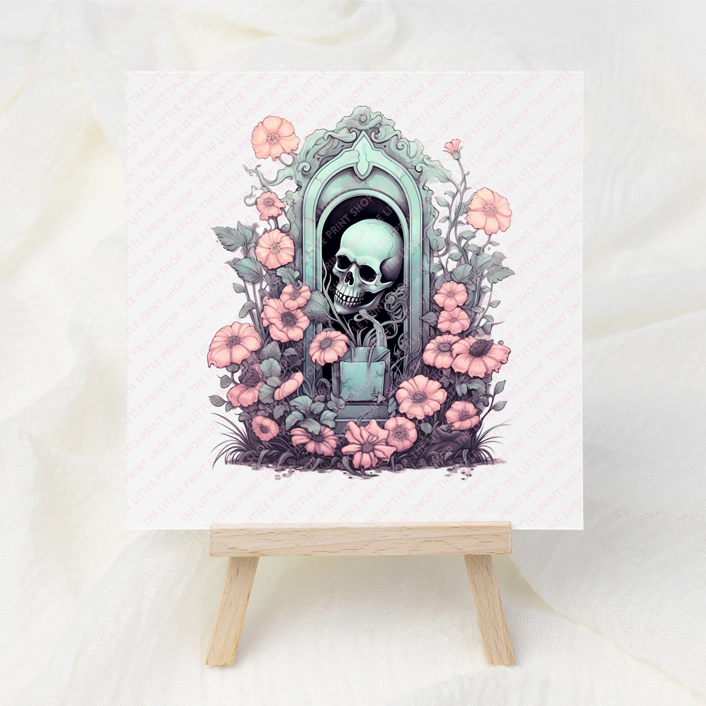 Skull Window - UV DTF 3 inch Decal