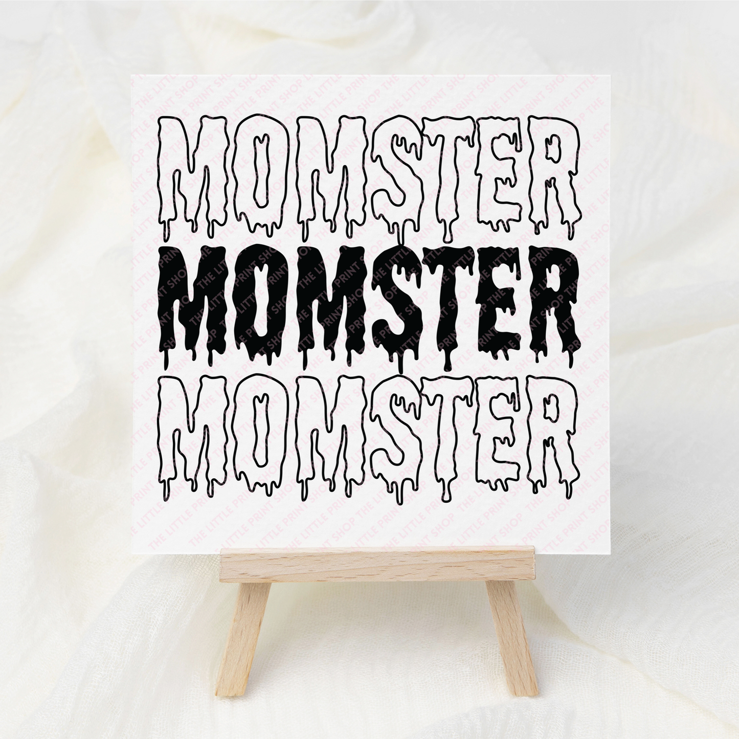 Momster - UV DTF 3 inch Decal