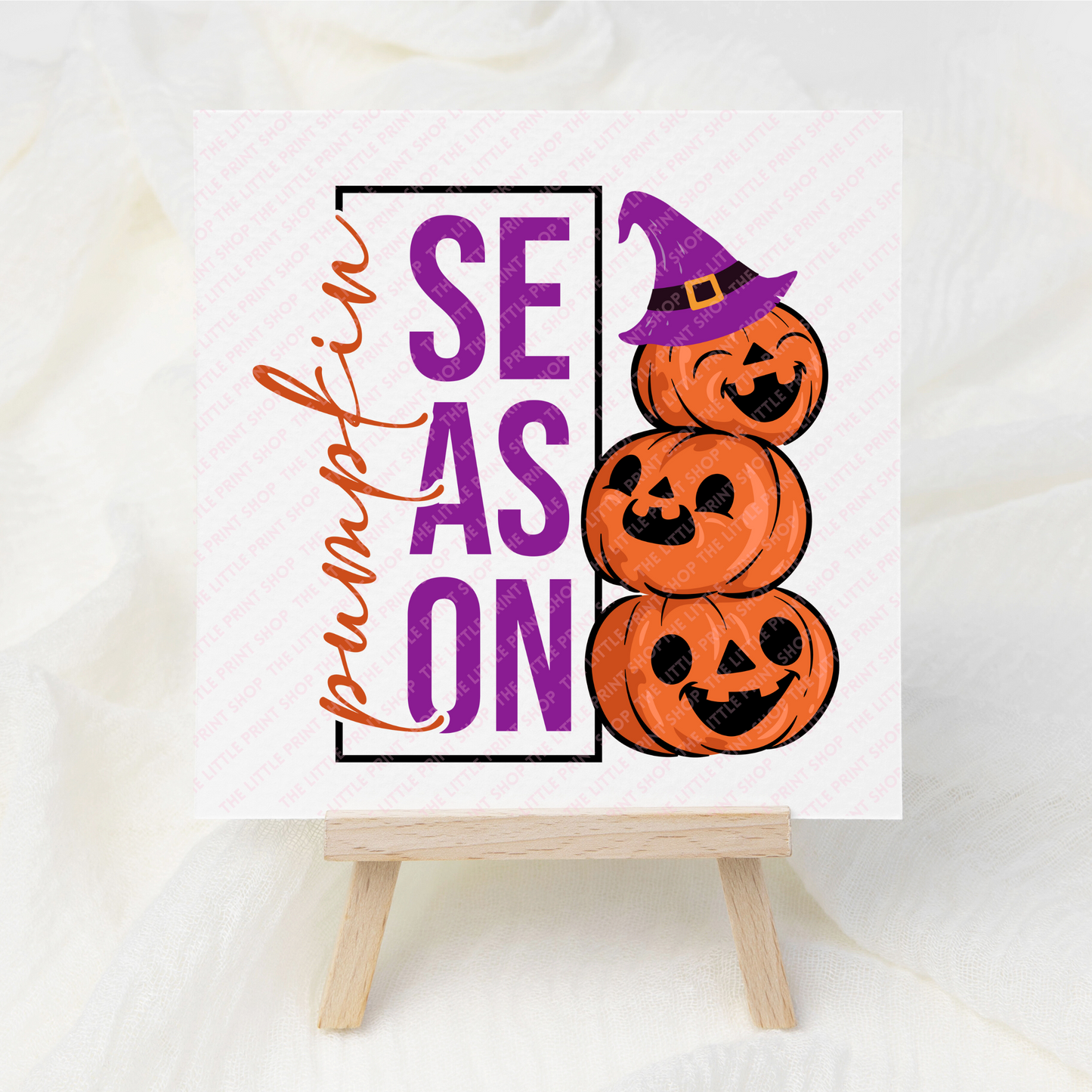 Pumpkin Season - UV DTF 3 inch Decal