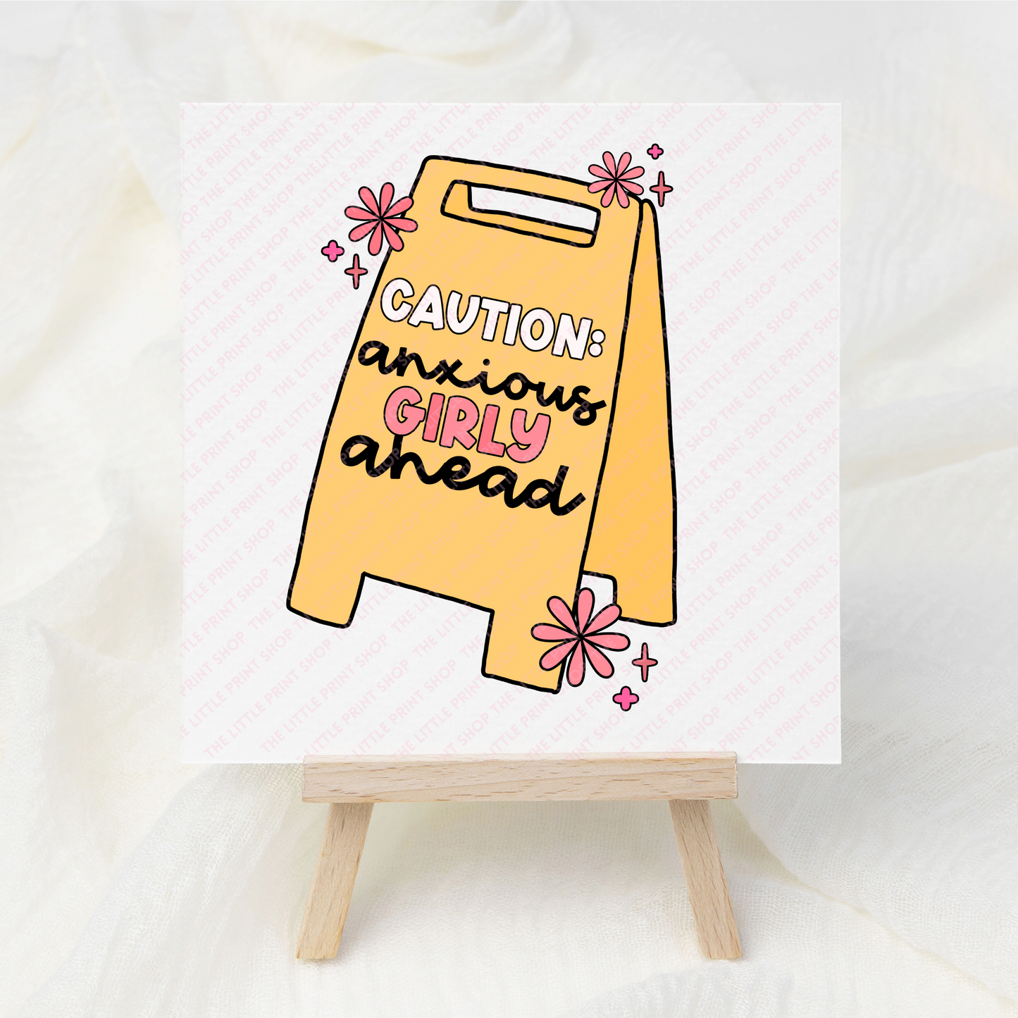 Caution - UV DTF 3 inch Decals