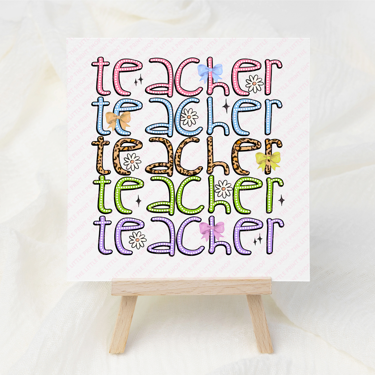 Teacher - UV DTF 3 inch Decals