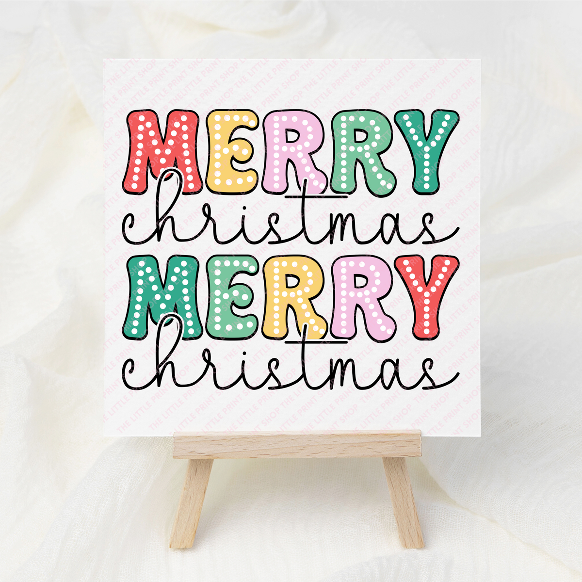 Merry - UV DTF 3 inch Decal