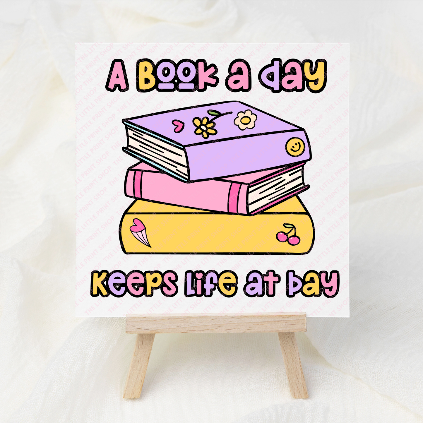 Book A Day - UV DTF 3 inch Decals