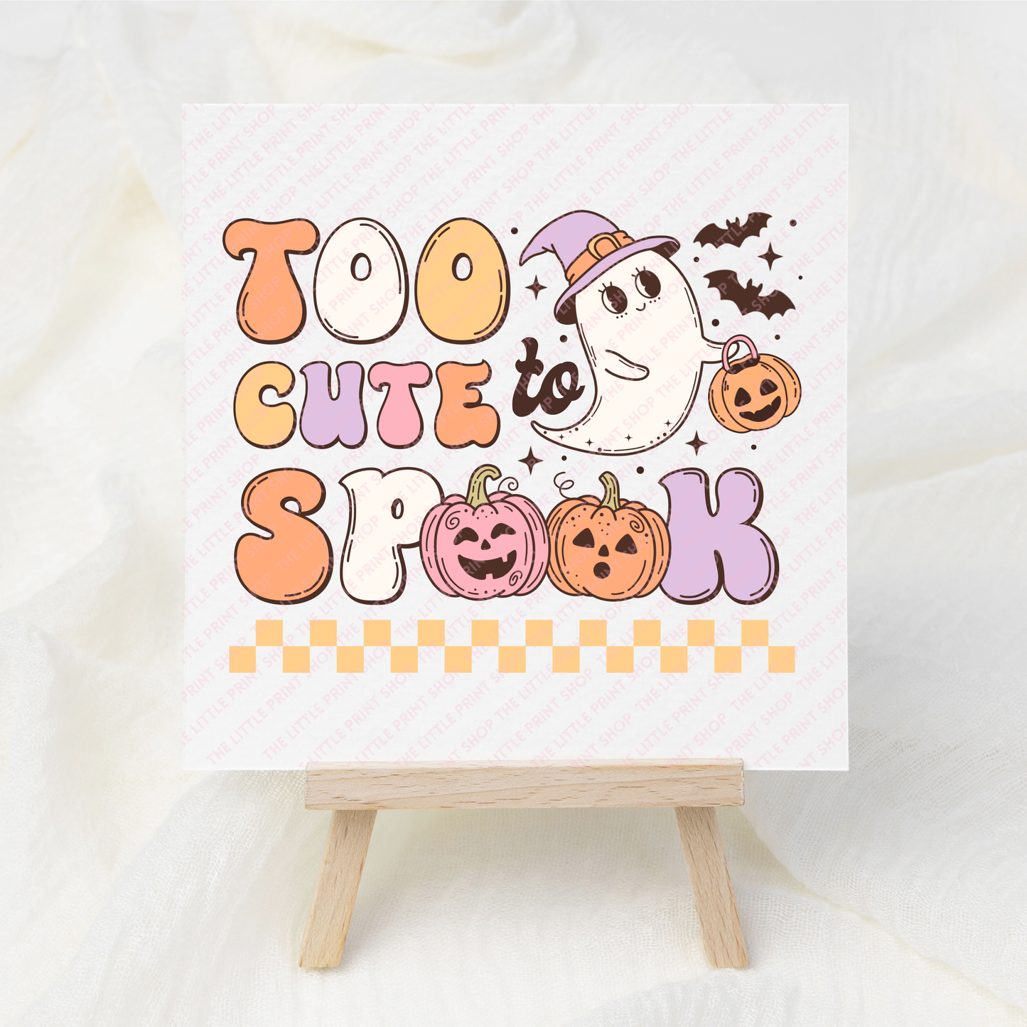Too Cute - UV DTF 3 inch Decal