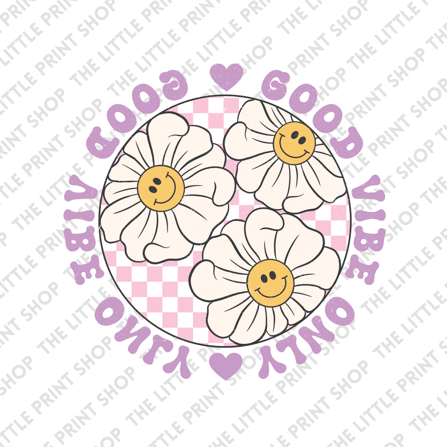 Good Vibe Only - UV DTF 3.5 inch Decal