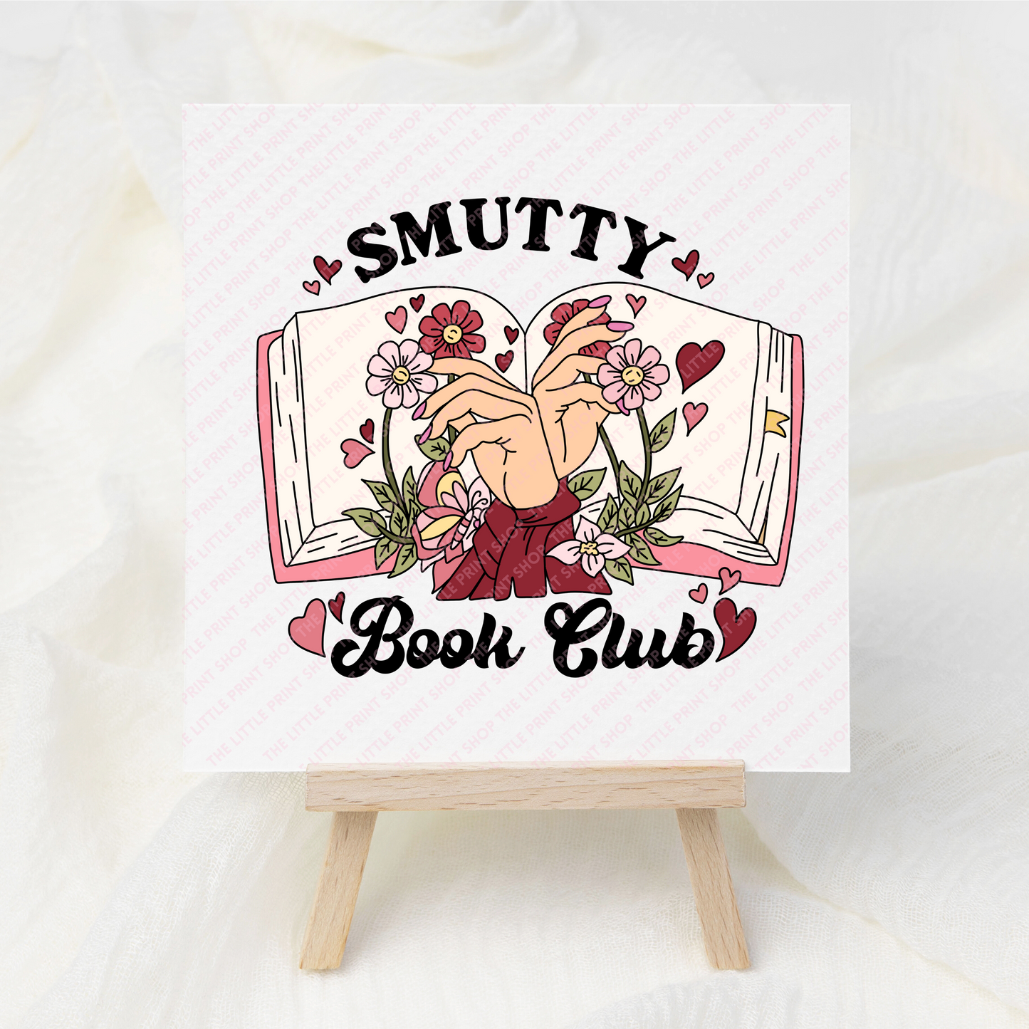 Smutty Book Club - UV DTF 3 inch Decals