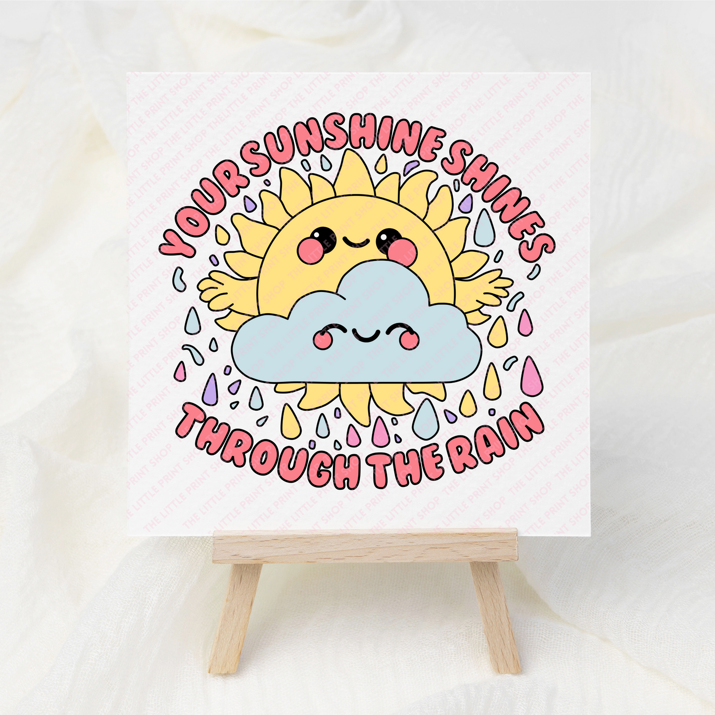 Sunshine - UV DTF 3 inch Decals