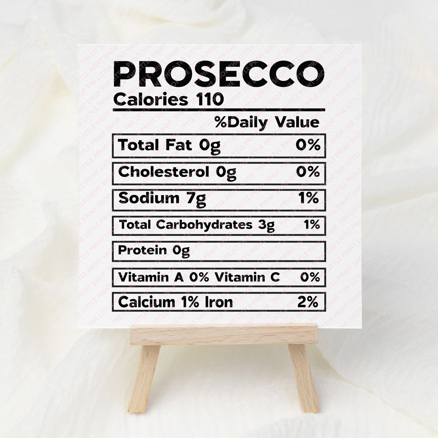 Prosecco - UV DTF 3 inch Decals